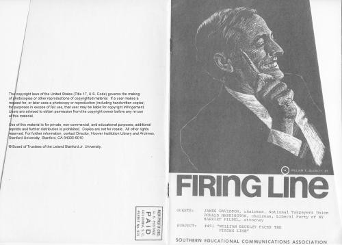 William F. Buckley Jr. Faces the Firing Line