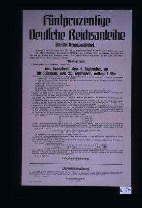 Dritte Kriegsanleihe