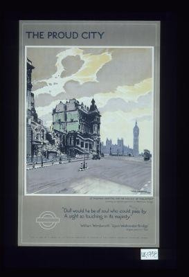 The Proud City. St. Thomas's Hospital and the Houses of Parliament