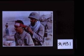 A'zam (shuru'-i 'amaliyat) ... = al-Ta'bi'ah wa-bad' al-'amaliyat al-qitaliyah ... = Dispatching the volunteers (operations the commence) [sic]