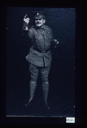 Poster depicting a beckonging British soldier
