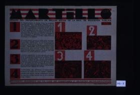 El Departamento de Bellas Artes ha prestado especial atencion y cuidadoso empeno a su labor docente ... La ultima estadistica ha demonstrado que el numero de bilbiotecas, centros de lectura, bibliotecas ambulantes y dotaciones de libros ha aumentado notablemente. ... "La Honestidad, que caracteriza al Gobierno Revolucionario del Senor General Lazaro Cardenas, permitira Mexico cumpla debidamente en todos sus aspectos, el Plan Sexenal que le sirve de Plataforma Politica."