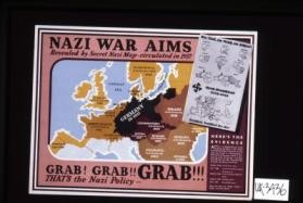 Nazi war aims revealed by the secrete Nazi map - circulated in 1937 ...
