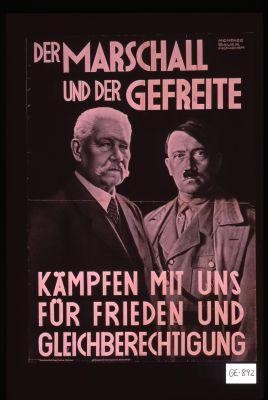 Der Marschall und der Gefreite kampfen mit uns fur Frieden und Gleichberechtigung