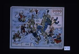 Sommerschau uber Europa, 1915 erweiterter Masstab. 3 gegen 8