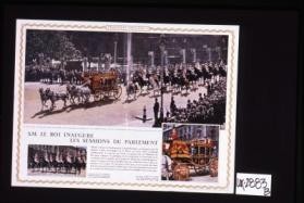 S.M. le Roi inaugure les sessions de Parlement