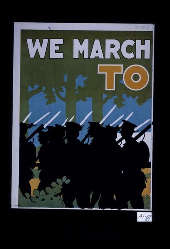 We march through your town to freedom. You can come along. We will show you how