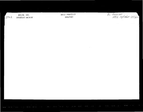 Radio Liberty Russian Service Daily Broadcast Analyses