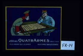 Jeu des QuatrArmes .. Plus amusant que les dames, plus simple que les echecs