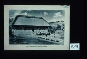 Podole. Kurna chata we wsi Holihrady nad Seretem