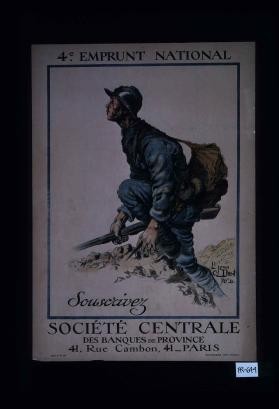 4e emprunt national. Souscrivez. Societe centrale des banques de Provence