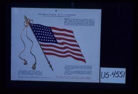 President Wilson to the U.S. Congress, April second, nineteen hundred and seventeen. "We have no selfish ends to serve ... " Be loyal to your country, own liberty bonds now. The safest investment on earth