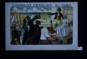 Emprunt francais 5% 1920. "She has suffered most for the common cause."