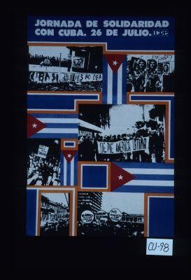 Jornada de solidaridad con Cuba. 26 de julio