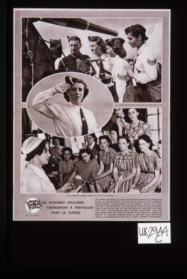 Les ecolieres Anglaises s'entrainent a travailler pour la guerre