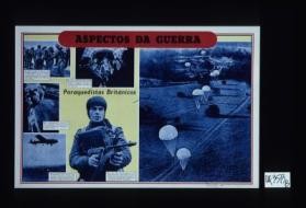 Aspectos da guerra. Paraquedistas Britanicos