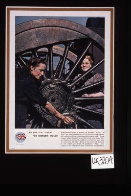 No job too tough for Britain's women