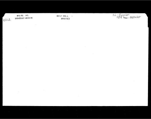 Radio Liberty Russian Service Daily Broadcast Analyses