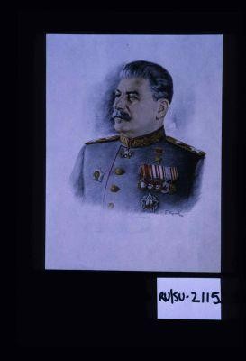 Poster depicting Stalin
