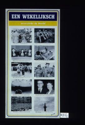 Een wekelijksch overzicht in beeld