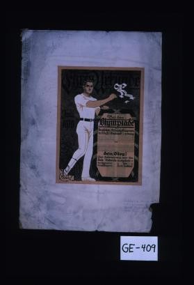 Bei der Olympiade der deutschen Kriegsgefangenen in Leigh (England) ... Juli 1916