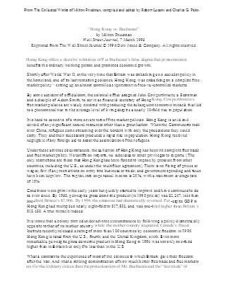 Hong Kong vs. Buchanan