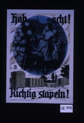 Hab Acht richtig stapeln!