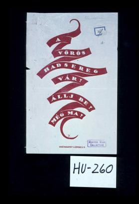 A Voros Hadsereg Var!