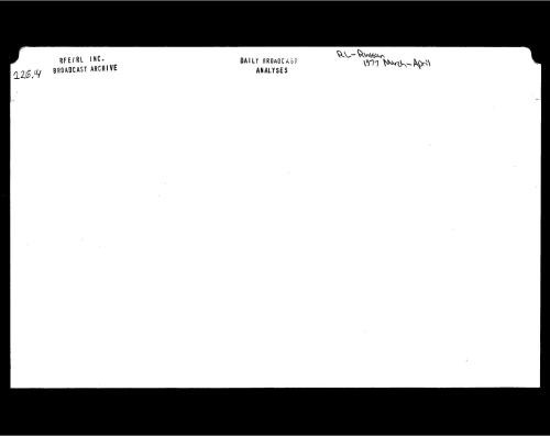 Radio Liberty Russian Service Daily Broadcast Analyses