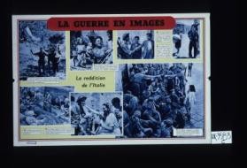 La guerre en images. La reddition de l'Italie
