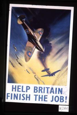 Help Britain finish the job!