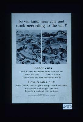 Do you know meat cuts and cook according to the cut?