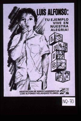 Luis Alfonso: tu ejemplo vive en nuestra alegria!