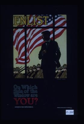 Enlist. On which side of the window are you?