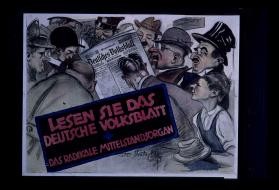 Lesen Sie das Deutsche Volksblatt, das radikale Mittelstandsorgan