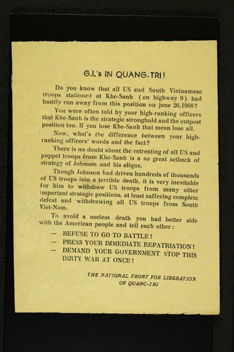 G.I.'s in Quang-Tri!