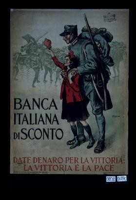 Banca italiana di sconto. Date denaro per la vittoria: la vittoria e la pace