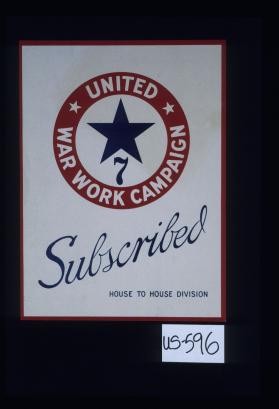 Subscribed. House to house division