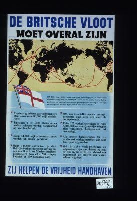 De Britsche vloot moet overal zijn