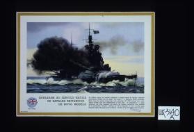 Entraram ao servico navios de batalha Britanicos de novo modelo