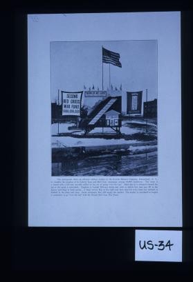 Second Red Cross war fund $100,000,000. The photograph shows an effective outdoor display by the General Electric Company, Schenectady, N.Y