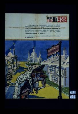 "Gitlerovskie diplomaty nosiatsia iz odnoi neitral'noi strany v druguiu, ... namekaia na vozmozhnost' separatnogo mira ... Nemetskii volk v ovech'ei shkure