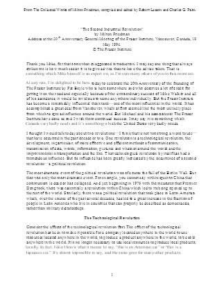 The Second Industrial Revolution