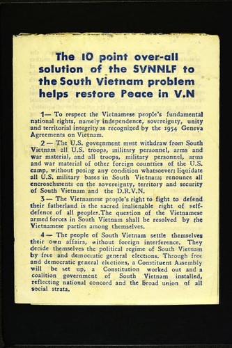 The 10 point over-all solution of the SVNNLF