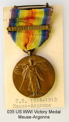 US World War I Victory Medal Meuse-Argonne
