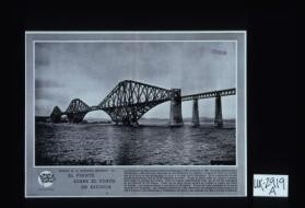 Proezas de la ingenieria Britanica. No. 1. El puente sobre el Forth en Escocia
