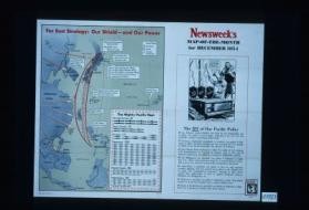 Newsweek's Map-of-the-Month for December 1954 ... The ifs of our Pacific policy ... Far East strategy: our shield - and our power