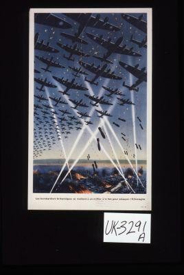 Les bombardiers britanniques se mettent a un millier a la fois pour attaquer l'Allemagne