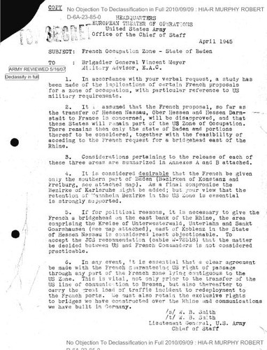 French occupation zone - State of Baden