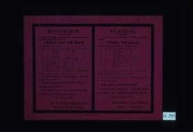 Bekanntmachung. Weil sie die deutsche Reichsmark nicht entsprehend dem amtlich veroffentlichten Rubelkurse von von ... bewertet haben, sind bestraft ... Den 6. April 1917. ... Ogloszenie. ... Gubernjalne Sady Wojenne Bedzin i Sosnowiec